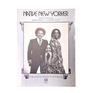 Vintage Native New Yorker Sheet Music Odyssey RCA 1977 Disco Lopez Reynolds